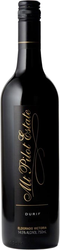 Mt Pilot Estate Durif 2021 bottle — North East Victoria Zone